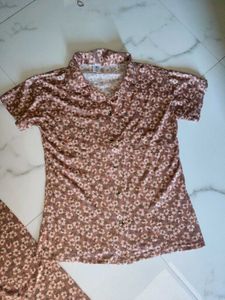 Floral night suit women