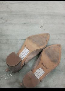So Beautiful Peach Sparkle Sandal
