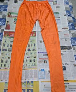 Embellished Orange Ethnic Work Gown with pant.