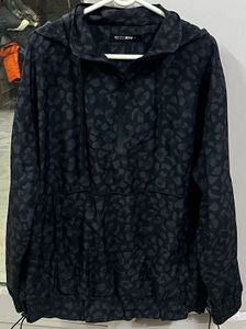 Stylish Black Printed windcheaters