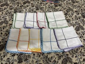 New Vintage  Handkerchiefs - Set of 9