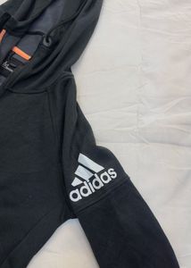 Adidas Black Zip-Up Hoodie