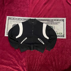 Black & White Bomber Jacket