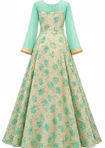 Elegant Floral Gown