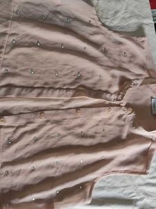 Sheer Embellished Sleeveless Top