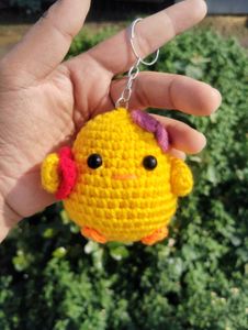 Crochet Chick Keychains