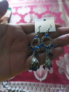 Sparkling Orange Fashion Earrings