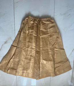 Golden Ethnic brocade skirt