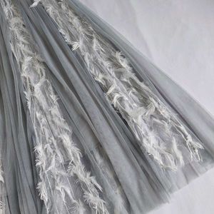 Elegant Feather Tulle Skirt 🎐✨️