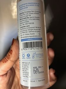 Plum Rice Water And Niacinamide Toner