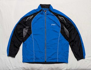 Asics Blue & Black Track Jacket