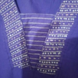 Purple Kurta Set with beautiful design