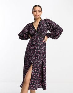 Floral Print Midi Dress