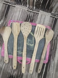 Wooden Kitchen Utensil Set