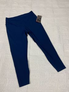 BLISSCLUB Navy Blue Athletic Leggings