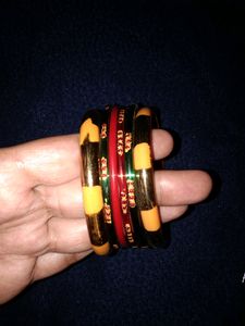 Combo Offer Glass Bangles & Ear Tops
