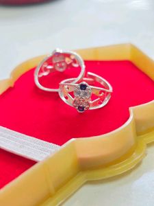 Pure Silver Toe Rings (Pair)