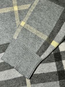 Burberry Check Knit Sweater Men’s