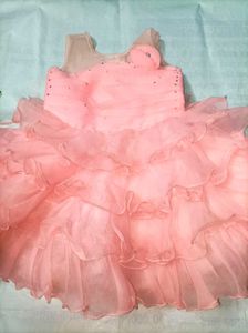 pink gown