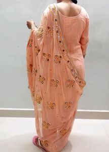 Heavy Work Patiala Kurta Set For Women