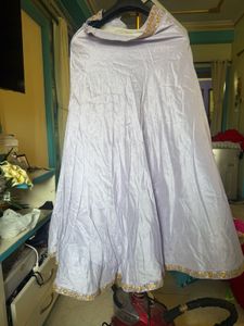 Elegant Lavender Lehenga Skirt