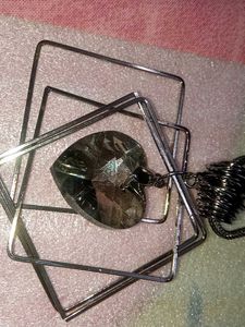 Geometric Square Pendant Necklace