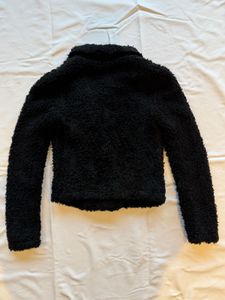 Express - Cozy Black Teddy Jacket (imported)