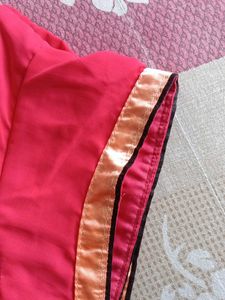 Combo of Elegant Peach and casual mustard saree