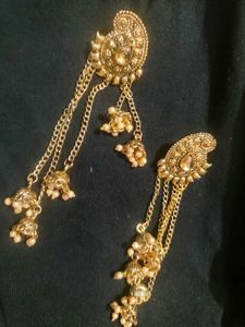 Beautiful kashmiri Gold Toned Jhumka Earrings