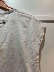 Kenneth Cole White T-Shirt Bust- 36