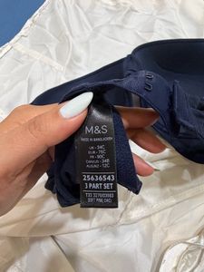 Comfortable Navy Blue Bra