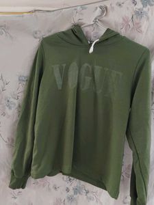 Olive Green Vogue Hoodie