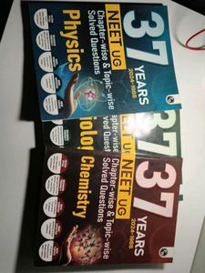 NEET UG 37 Years Solved Questions Books