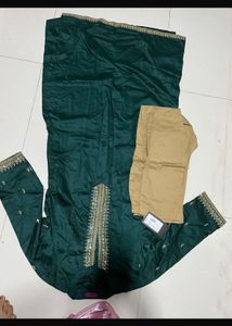 Emerald Green Embellished Kurta Set