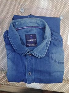 Men's Blue Denim Shirt