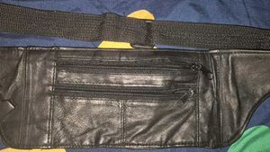 Leather Black Waist Bag