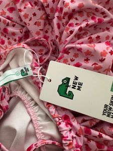 Cute Pink Floral maxi Dress