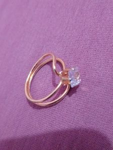 new rose gold plated ring