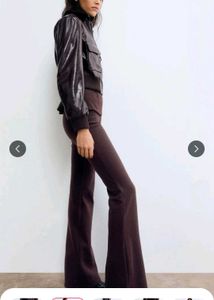 Flared Brown Trousers