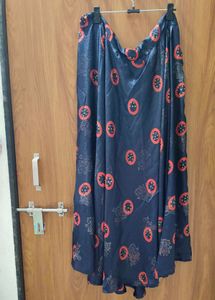 Stunning Blue Floral Print lehnga