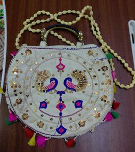 Ethnic Embroidered Shoulder Bag