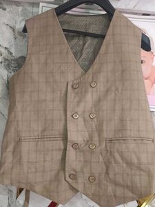Men's Checked Waistcoat Vest