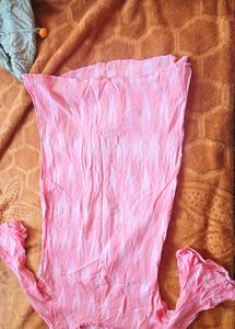 Pretty Pink Tie-Dye kurtha