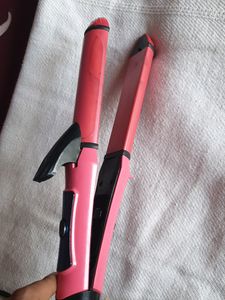 2 In 1 Hair Curler Nd Straightener