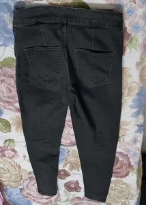 Ginger Women Black Dark Wash Skinny Fit Jeans