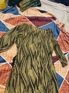Sparkling Zebra Print Top
