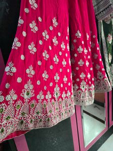 heavy work pallazo suit set