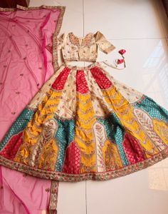 Vibrant Patchwork Lehenga Choli Set
