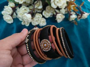 Beautiful Threaded Bangles