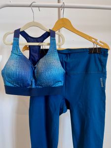 Athletic Sports Bra and Track Pants Combo (M)